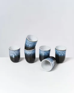 Motel a Miio 6 Teilige Sets>Alcachofra 6Er Set Becher Gros Schwarz