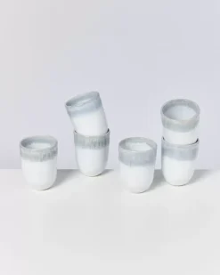 Motel a Miio Tassen & Becher Sets>Alcachofra 6Er Set Becher Gros Graublau