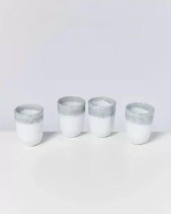 Motel a Miio Tassen & Becher Sets>Alcachofra 4Er Set Becher Gros Graublau