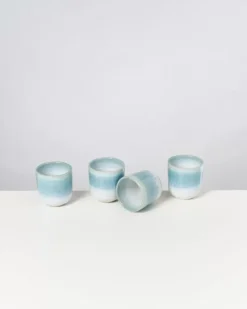 Motel a Miio Tassen & Becher Sets>Alcachofra 4Er Set Becher Klein Grunblau
