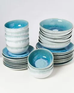 Motel a Miio 32 Teilige Sets>Alcachofra Grunblau - 32 Teiliges Set