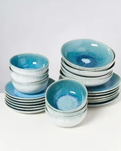 Motel a Miio 24 Teilige Sets>Alcachofra Grunblau - 24 Teiliges Set