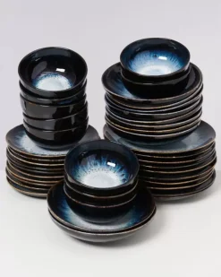 Motel a Miio 40 Teilige Sets>Alcachofra Schwarz - 40 Teiliges Set