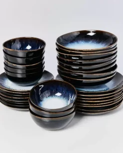 Motel a Miio 32 Teilige Sets>Alcachofra Schwarz - 32 Teiliges Set