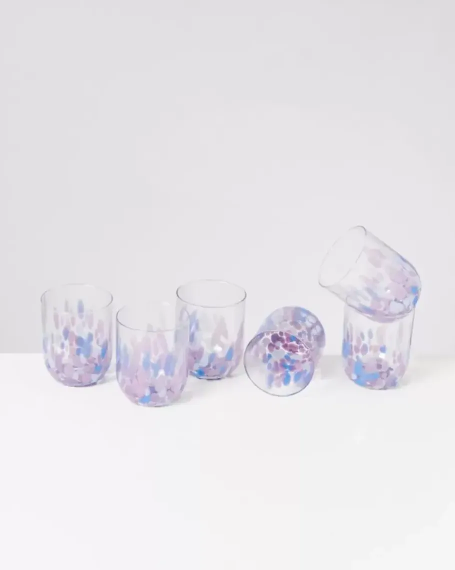 Motel a Miio Gläser>Alegria Glas Gros Drops Lila