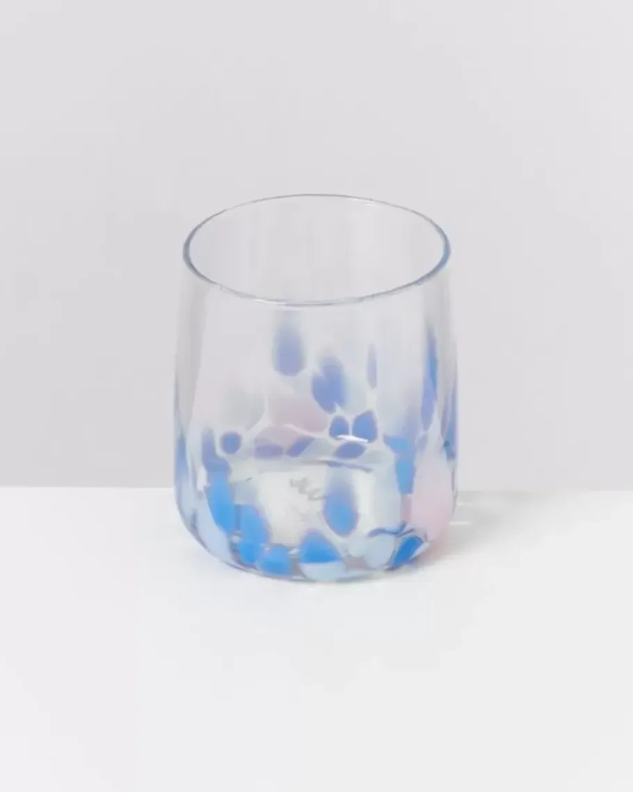 Motel a Miio Gläser>Alegria Glas Klein Big Drops Blau