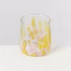 Motel a Miio Gläser>Alegria Glas Klein Big Drops Rosa Gelb