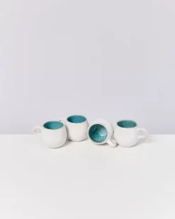 Motel a Miio Tassen & Becher>Areia 4Er Set Espressotasse Aqua