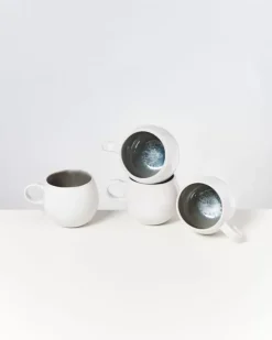 Motel a Miio 4 Teilige Sets>Areia 4Er Set Tasse Gros Grau