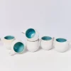 Motel a Miio 6 Teilige Sets>Areia 6Er Set Tasse Klein Aqua