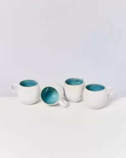 Motel a Miio Tassen & Becher Sets>Areia 4Er Set Tasse Klein Aqua