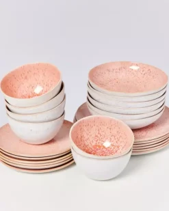 Motel a Miio Geschirr Sets>Areia Pink - 24 Teiliges Set