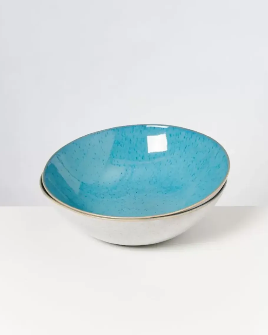 Motel a Miio Obstschalen>Areia Servierschale Gros Flach Aqua