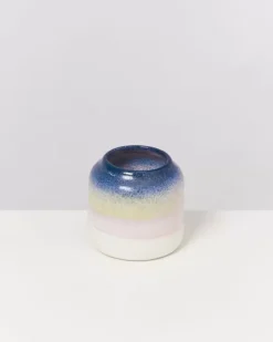 Motel a Miio Vasen>Bebe Vase Blau Rosa Gesprenkelt