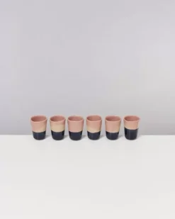 Motel a Miio Tassen & Becher Sets>Bica 6Er Set Espressobecher Pink Navy Cream