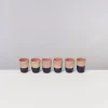 Motel a Miio Tassen & Becher>Bica 6Er Set Espressobecher Pink Navy Cream