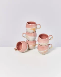 Motel a Miio Tassen & Becher Sets>Bica 6Er Set Tasse Klein Pink Cream
