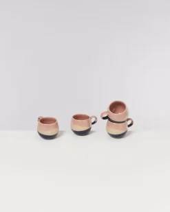 Motel a Miio Espressotassen>Bica Espressotasse Pink Navy Cream