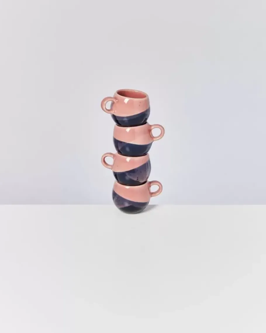 Motel a Miio Tassen & Becher>Bica Espressotasse Pink Navy
