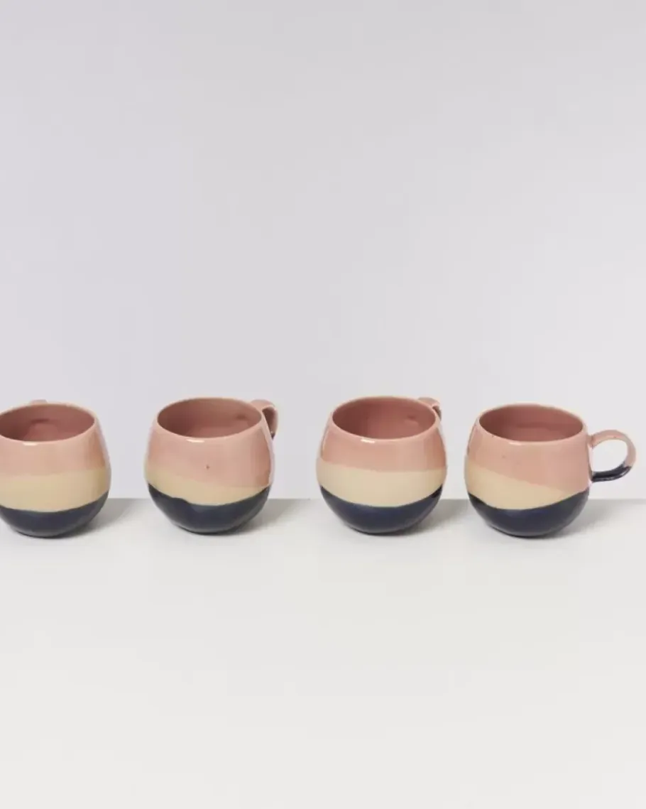 Motel a Miio Tassen & Becher>Bica Tasse Gros Pink Navy Cream