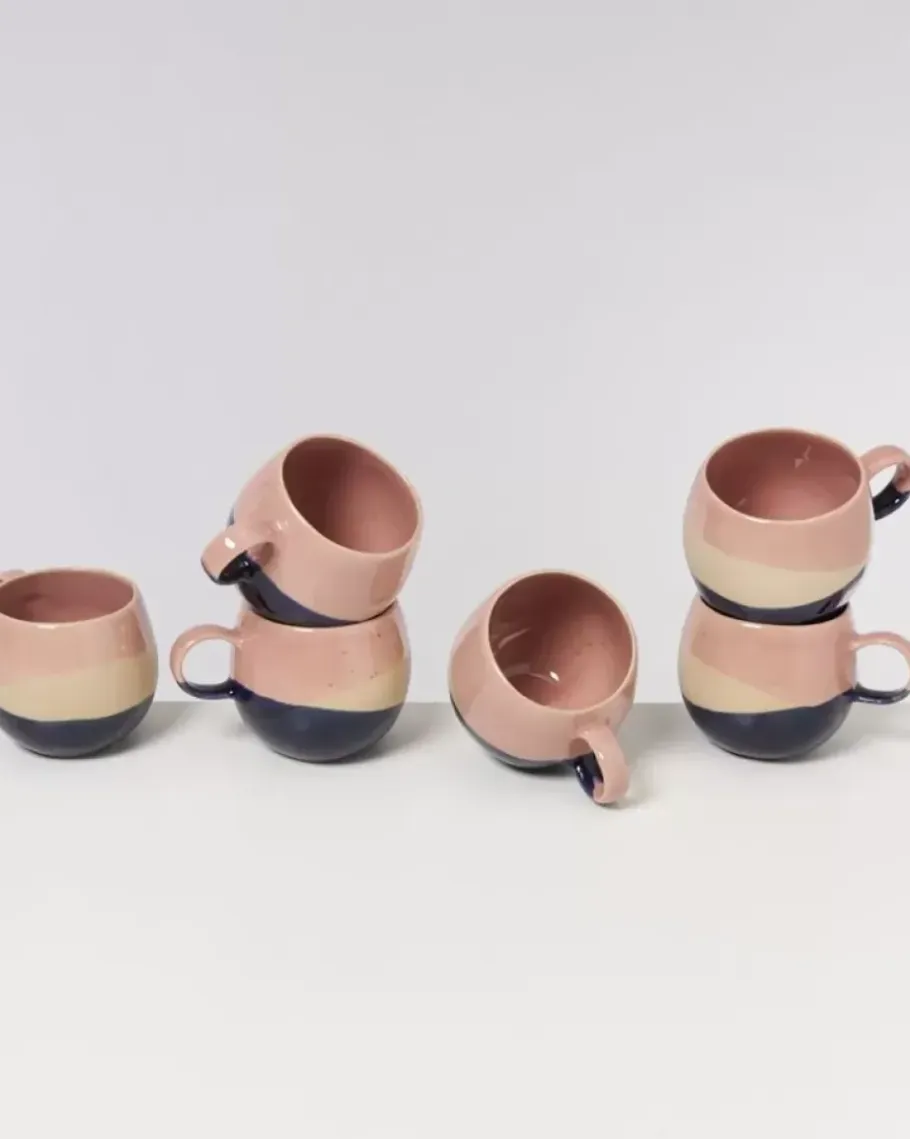 Motel a Miio Tassen & Becher>Bica Tasse Gros Pink Navy Cream