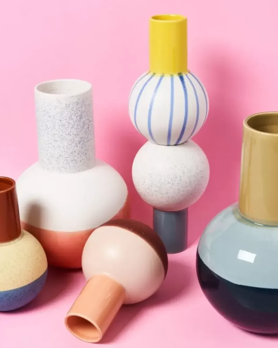Motel a Miio Vasen>Bola Vase L Grun Mint Navy