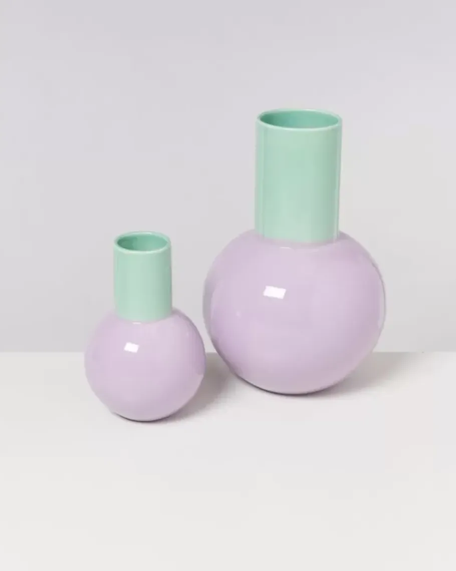 Motel a Miio Vasen>Bola Vase L Pastell Mint Lila