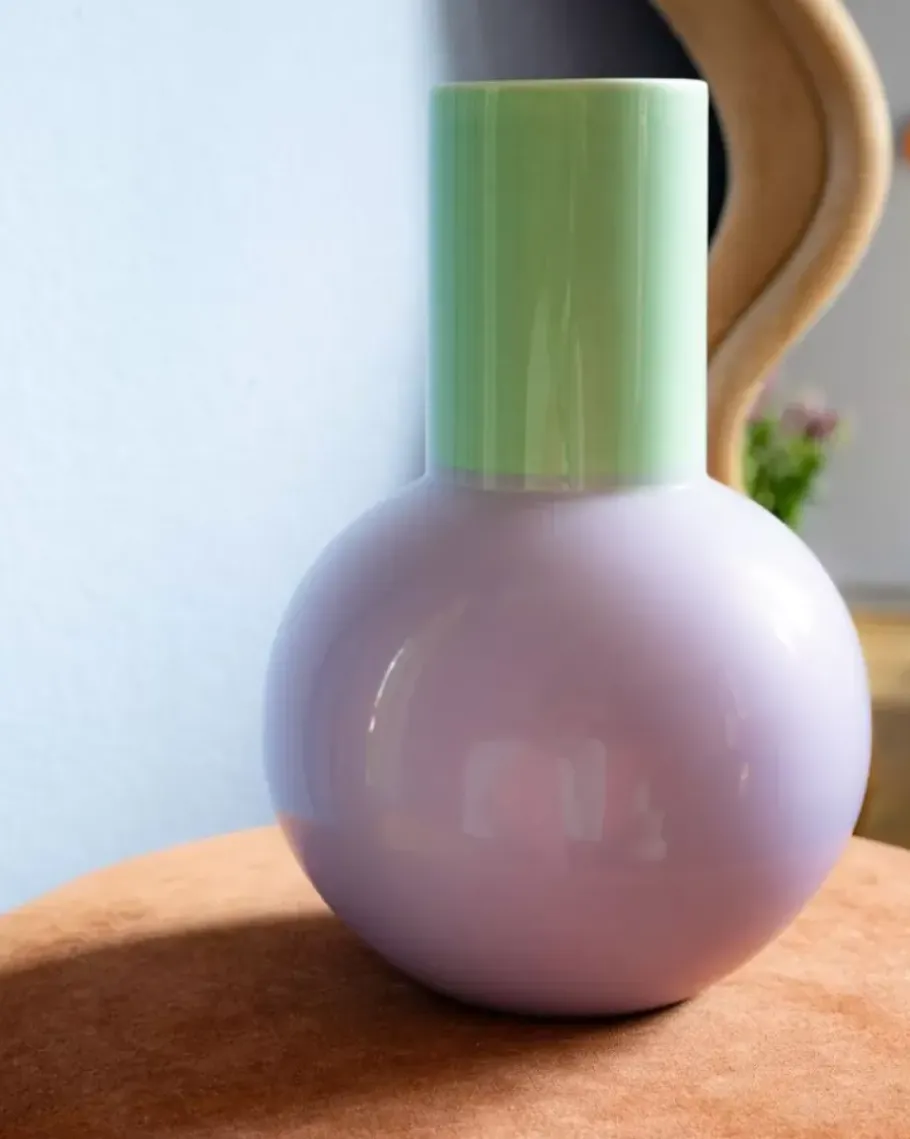 Motel a Miio Bola L>Bola Vase L Pastell Mint Lila