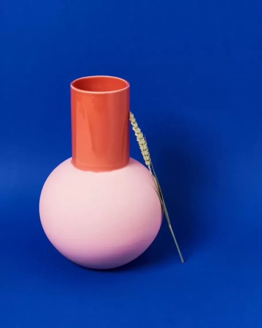 Motel a Miio Vasen>Bola Vase L Rose Coral