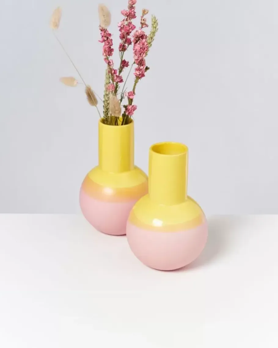 Motel a Miio Bola M>Bola Vase M Gelb Rose