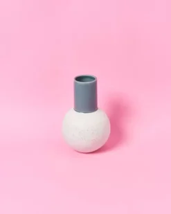 Motel a Miio Bola M>Bola Vase M Graublau Gesprenkelt