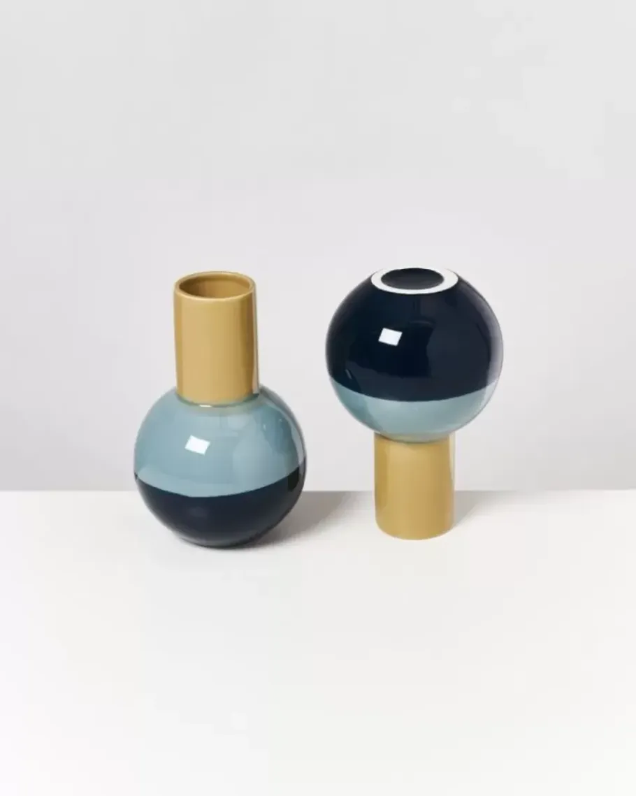 Motel a Miio Vasen>Bola Vase M Grun Mint Navy