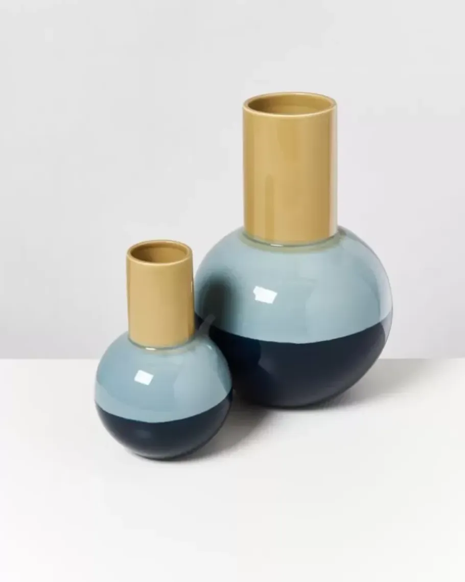 Motel a Miio Vasen>Bola Vase M Grun Mint Navy