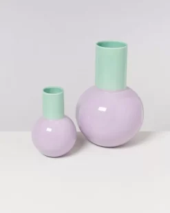 Motel a Miio Bola M>Bola Vase M Pastell Mint Lila