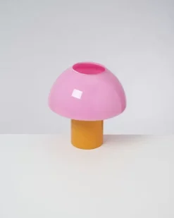 Motel a Miio Lampen>Cogumelo Glaslampe Rosa Gelb