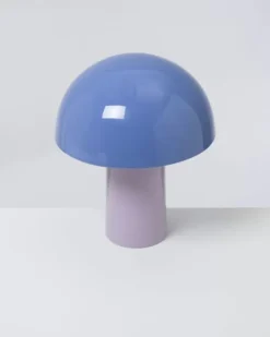 Motel a Miio Lampen>Cogumelo Keramiklampe Cornflower Lila