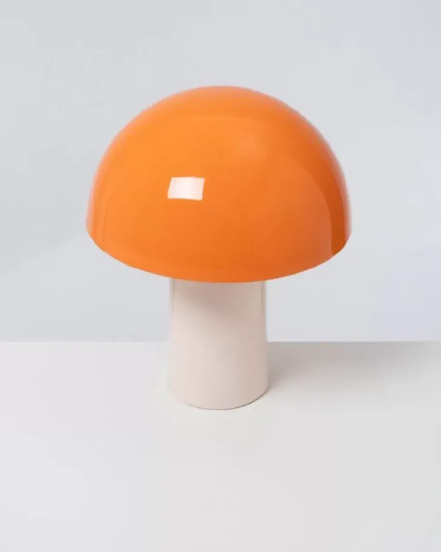 Motel a Miio Lampen>Cogumelo Keramiklampe Orange Sand