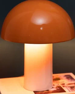 Motel a Miio Lampen>Cogumelo Keramiklampe Orange Sand