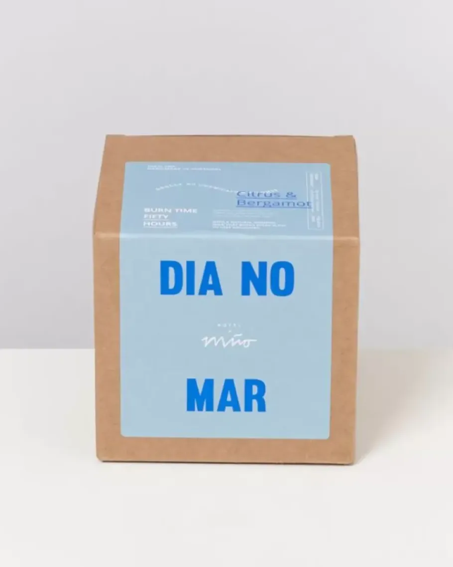 Motel a Miio Duftkerzen>Coimbra Duftkerze "Dia No Mar" Graublau
