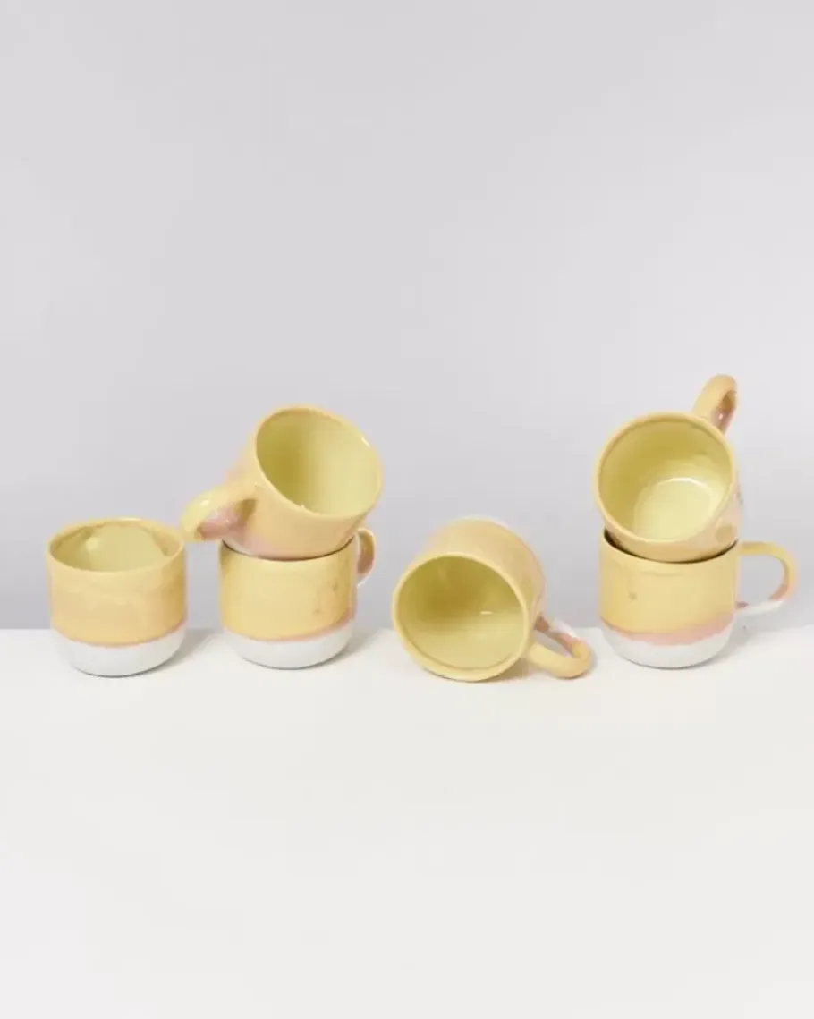 Motel a Miio Tassen & Becher Sets>Coimbra 6Er Set Tasse Gros Gelb
