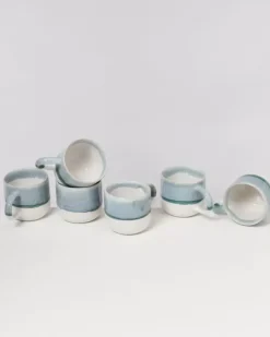 Motel a Miio 6 Teilige Sets>Coimbra 6Er Set Tasse Gros Graublau