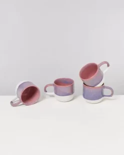 Motel a Miio 4 Teilige Sets>Coimbra 4Er Set Tasse Gros Lila Rosa