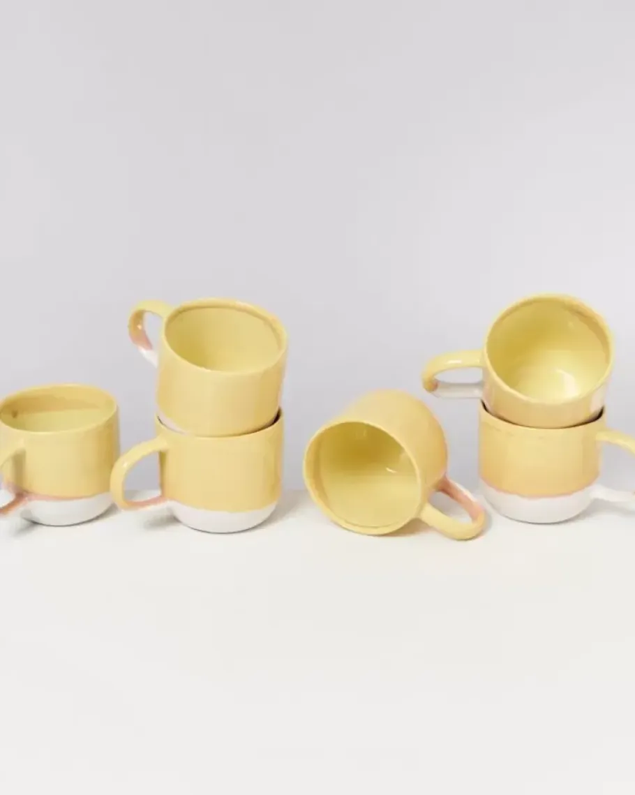 Motel a Miio 6 Teilige Sets>Coimbra 6Er Set Teetasse Gelb