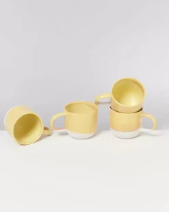 Motel a Miio 4 Teilige Sets>Coimbra 4Er Set Teetasse Gelb