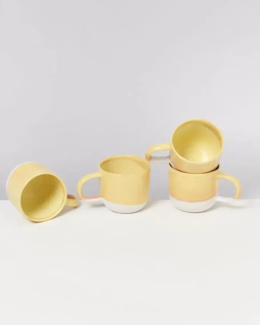 Motel a Miio Tassen & Becher Sets>Coimbra 4Er Set Teetasse Gelb