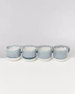 Motel a Miio Tassen & Becher Sets>Coimbra 4Er Set Teetasse Graublau