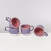 Motel a Miio Tassen & Becher Sets>Coimbra 4Er Set Teetasse Lila Rosa