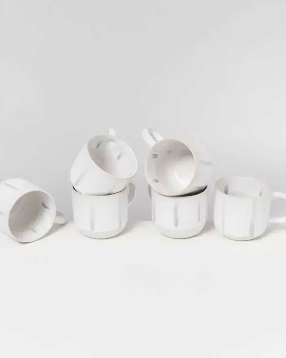 Motel a Miio Tassen & Becher>Coimbra 6Er Set Teetasse Weis Blau