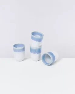 Motel a Miio 4 Teilige Sets>Copa Alto 4Er Set Becher Gros Blau Weis