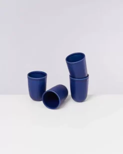 Motel a Miio 4 Teilige Sets>Copa Alto 4Er Set Becher Gros Dunkelblau